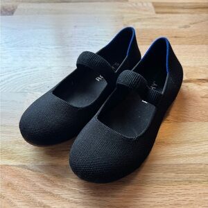 Rothy’s Kids Black Mary Jane Flat Size 3